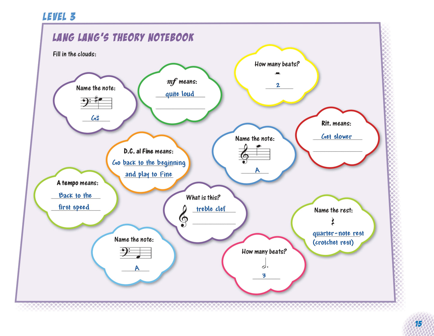 Lang Lang Piano Method - Level 3 Book (Book/Ola)