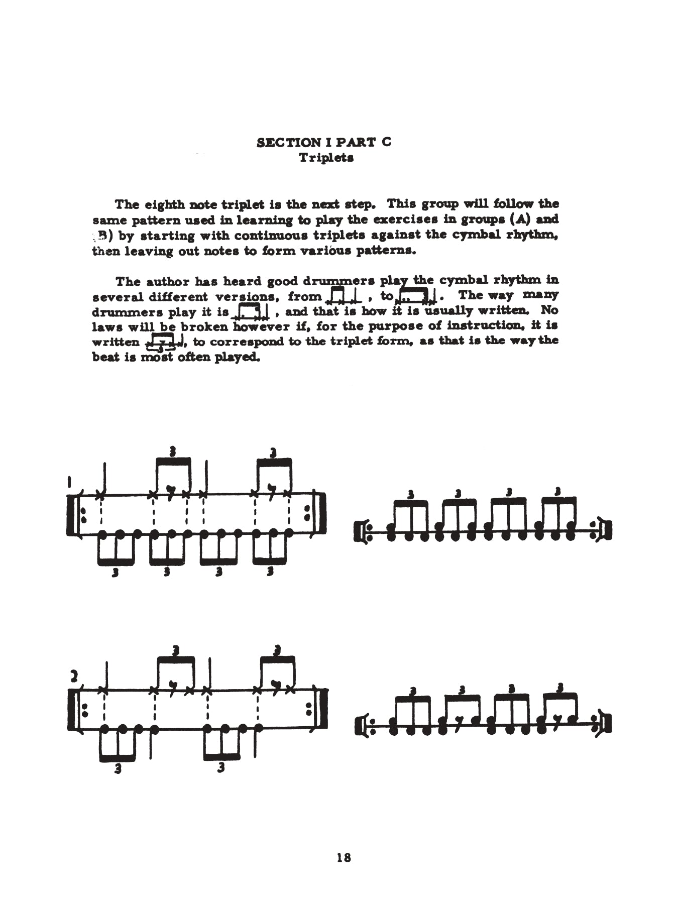 Advanced Techniques For The Modern Drummer Volume 1 Book/Ola