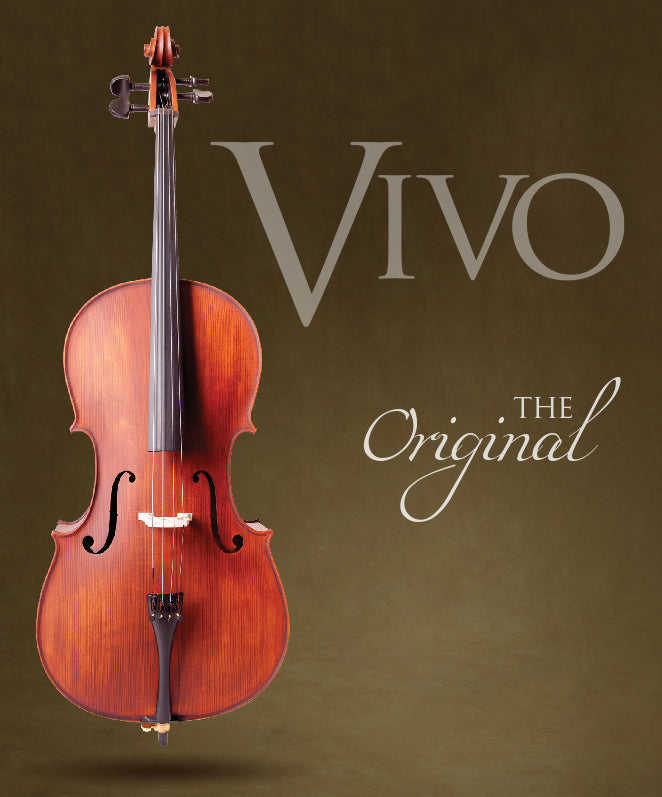 Vivo Student 1/8 Cello Outfit with Bow & Padded Bag (Beginner Cello)