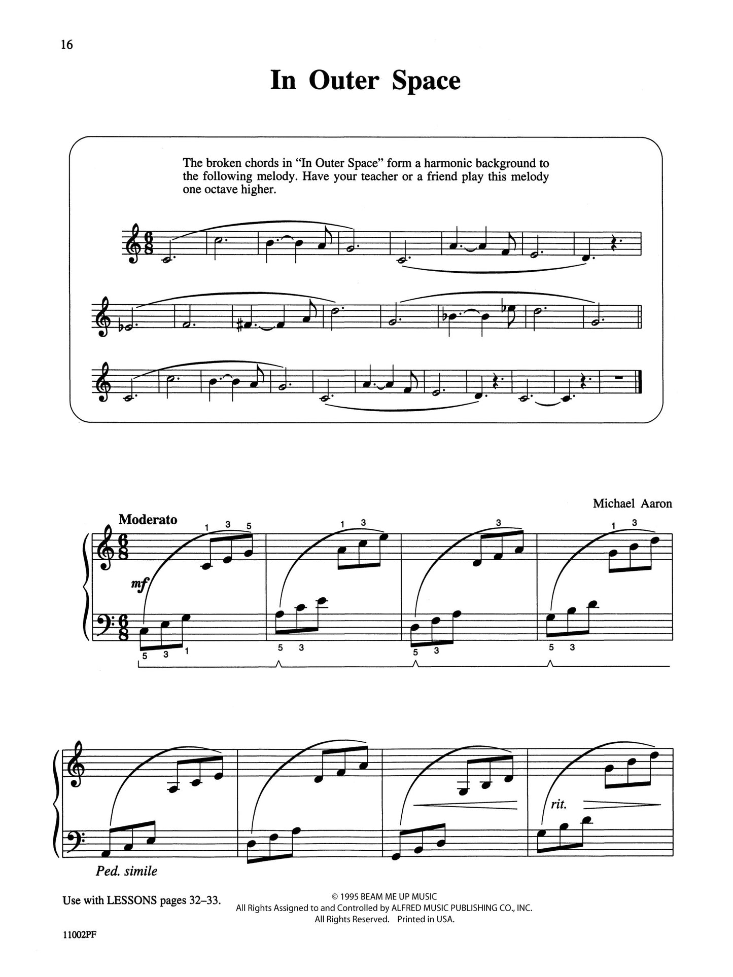 Michael Aaron Piano Course - Performance Grade 2 Book