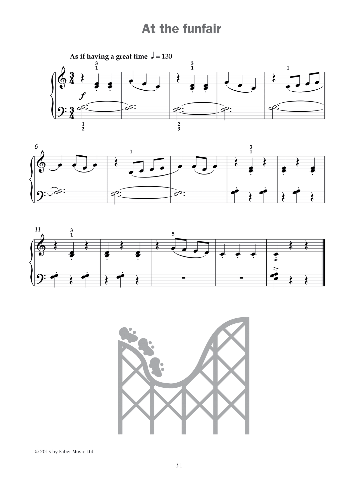 Improve Your Sight Reading - A Piece A Week For Piano Grade 1 Book