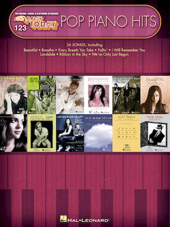 Pop Piano Hits - Ez Play Volume 123 Songbook