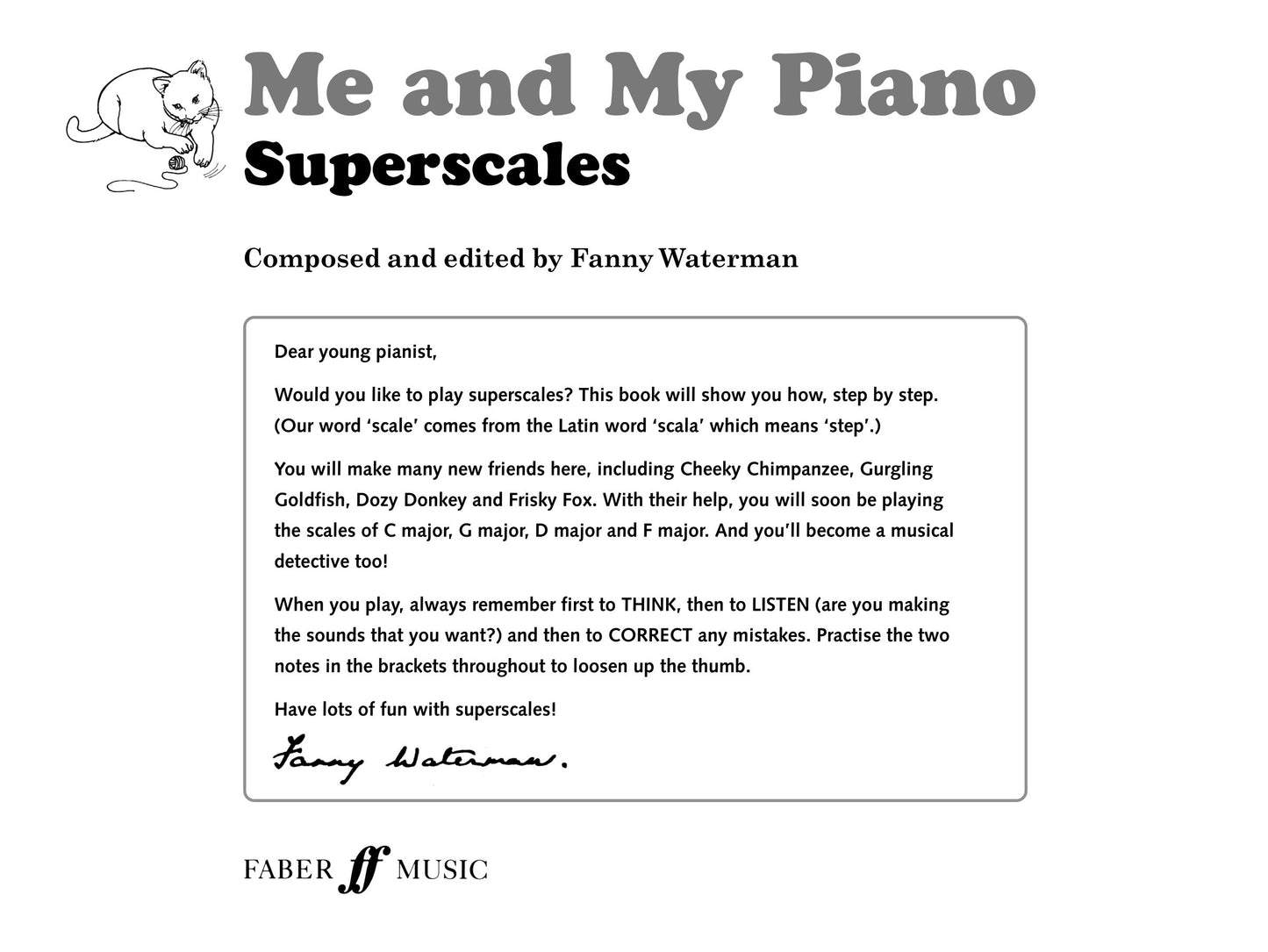 Faber: Me And My Piano - Superscales Book (New Edition)