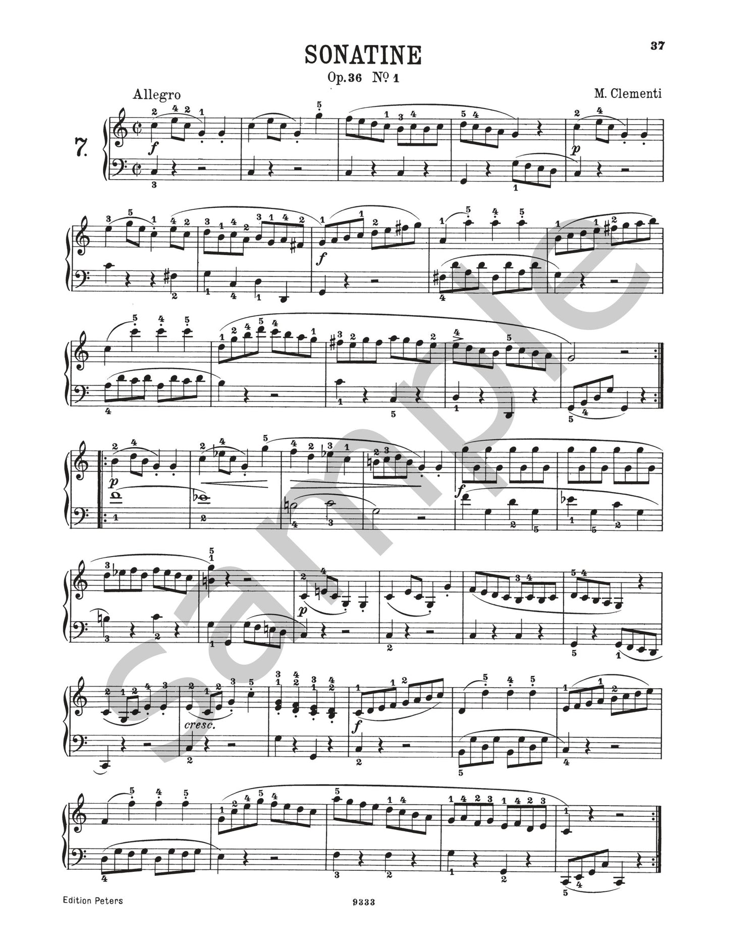 Sonatina Album For Piano Volume 1 Book