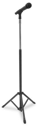 Manhasset Microphone Stand With Collapsible Base - Black Musical Instruments & Accessories