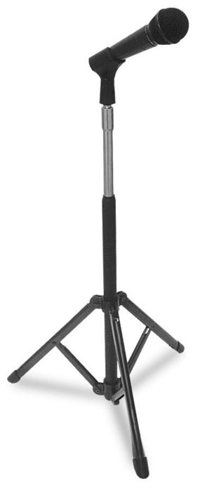 Manhasset  Short Shaft Concertino Microphone Stand with Collapsible Base- Black