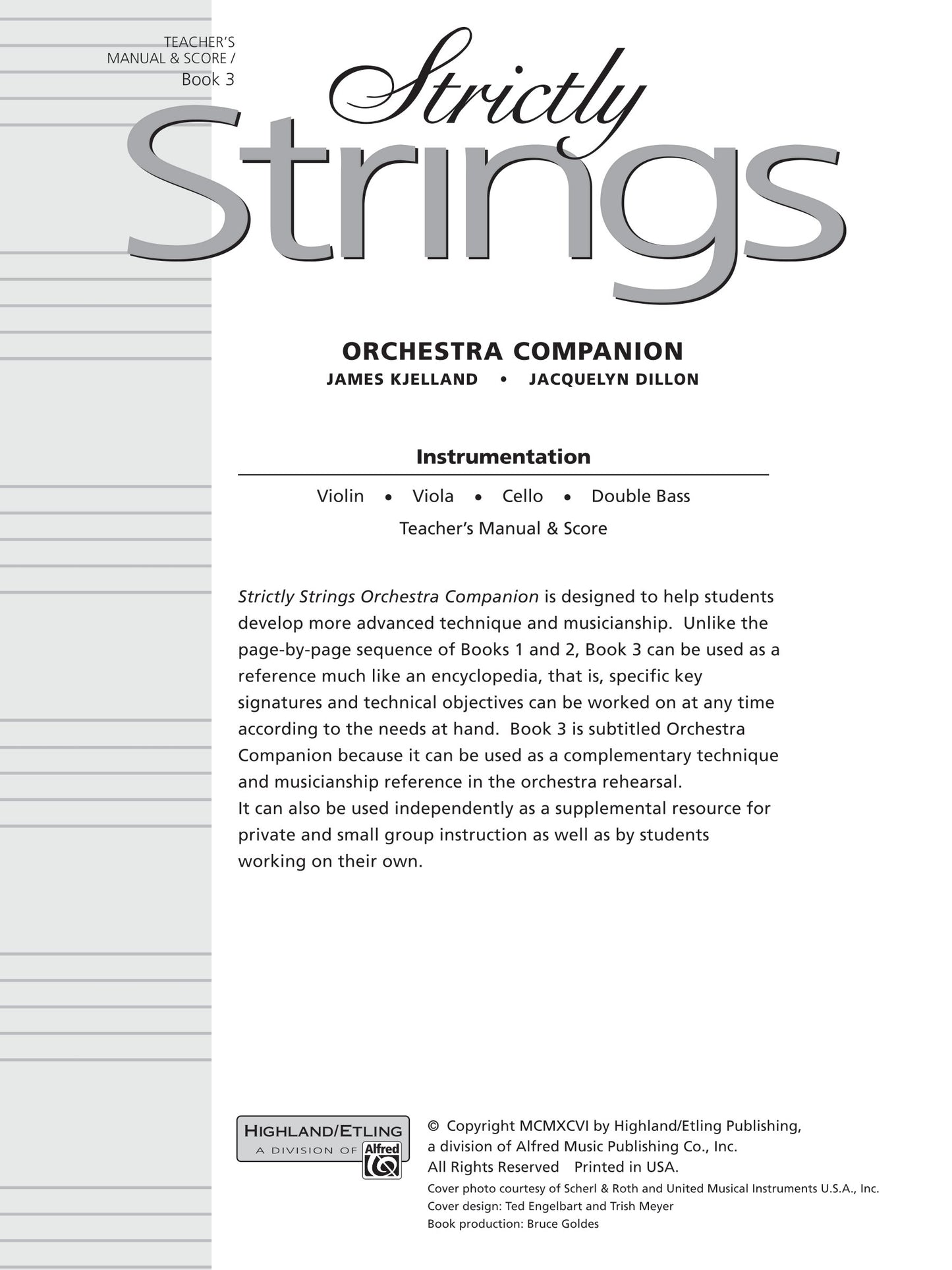 Strictly Strings - Conductor's Score Book 3