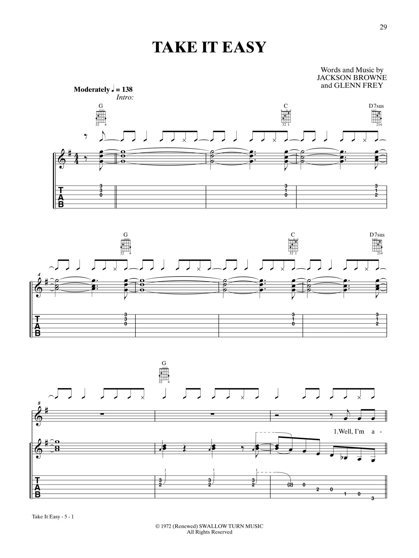 Just For Fun - Easy Rock Guitar Book