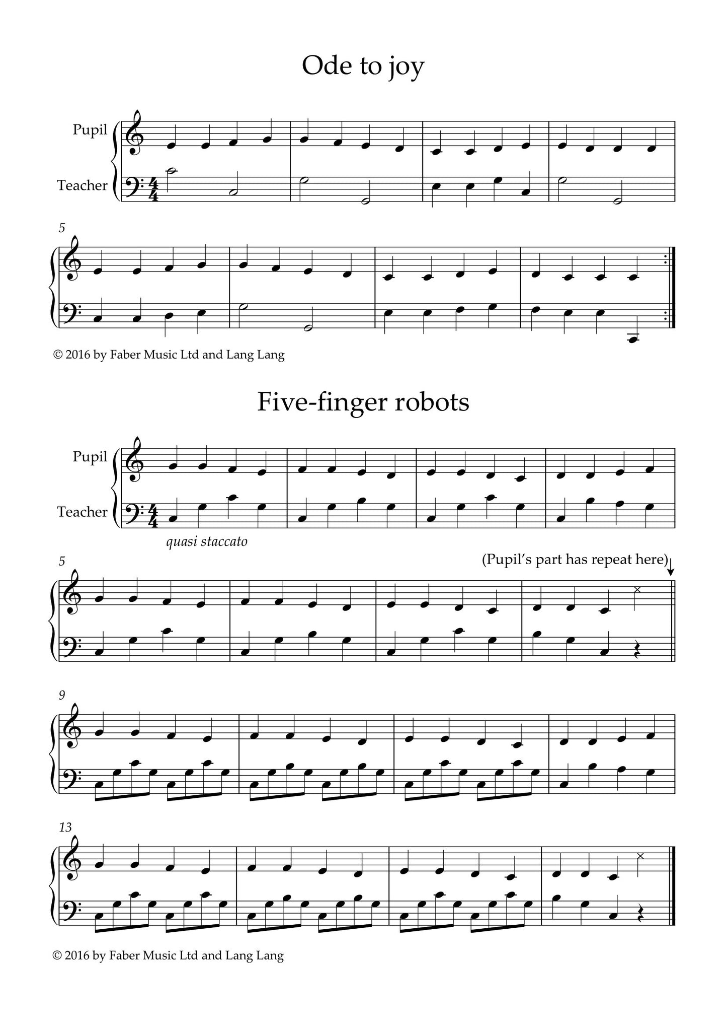 Lang Lang Piano Method - Level 1 Book (Book/Ola)