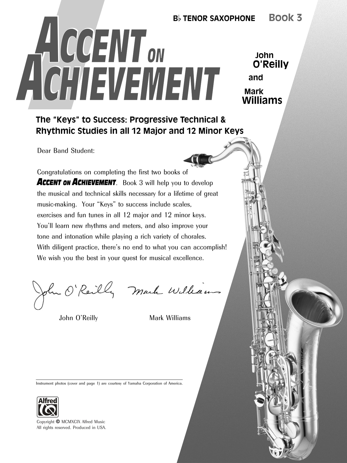 Accent On Achievement - Bb Tenor Saxophone Book 3