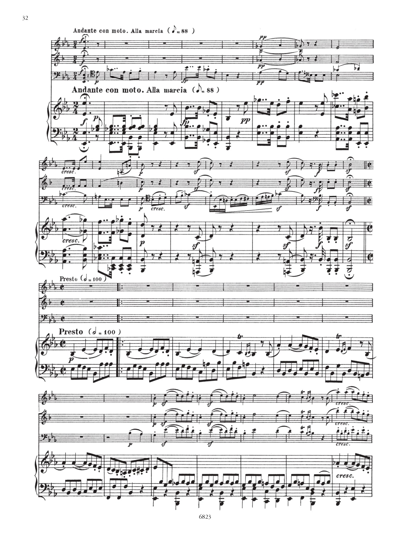 Beethoven - Trios for Violin (or Clarinet), Cello & Piano (Piano Trio) Book