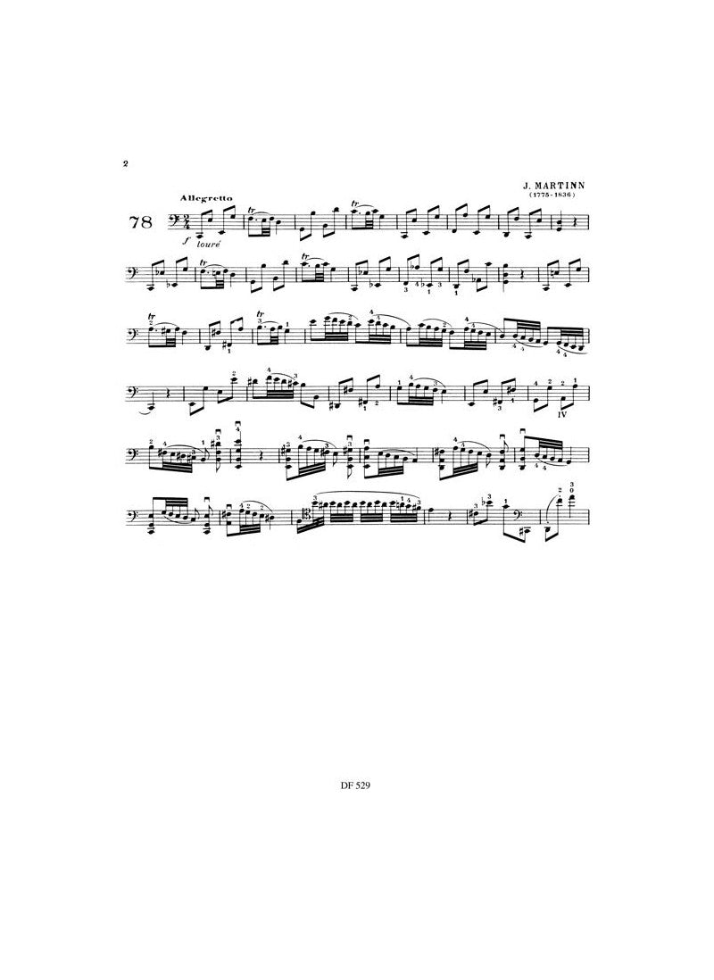 Feuillard - Technique Of Cello Volume 5 Book