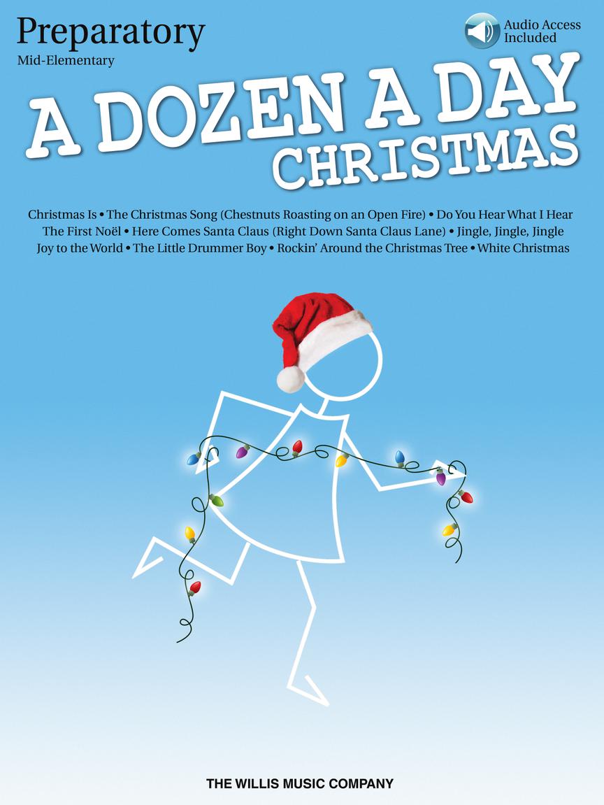 A Dozen A Day For Piano Christmas Songbook - Preparatory Book/Ola