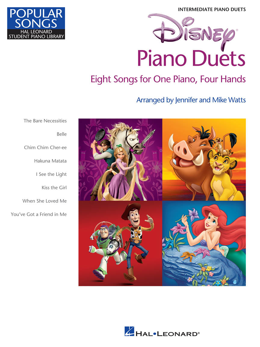 Hal Leonard Student Piano Library -  Disney Piano Duets Book