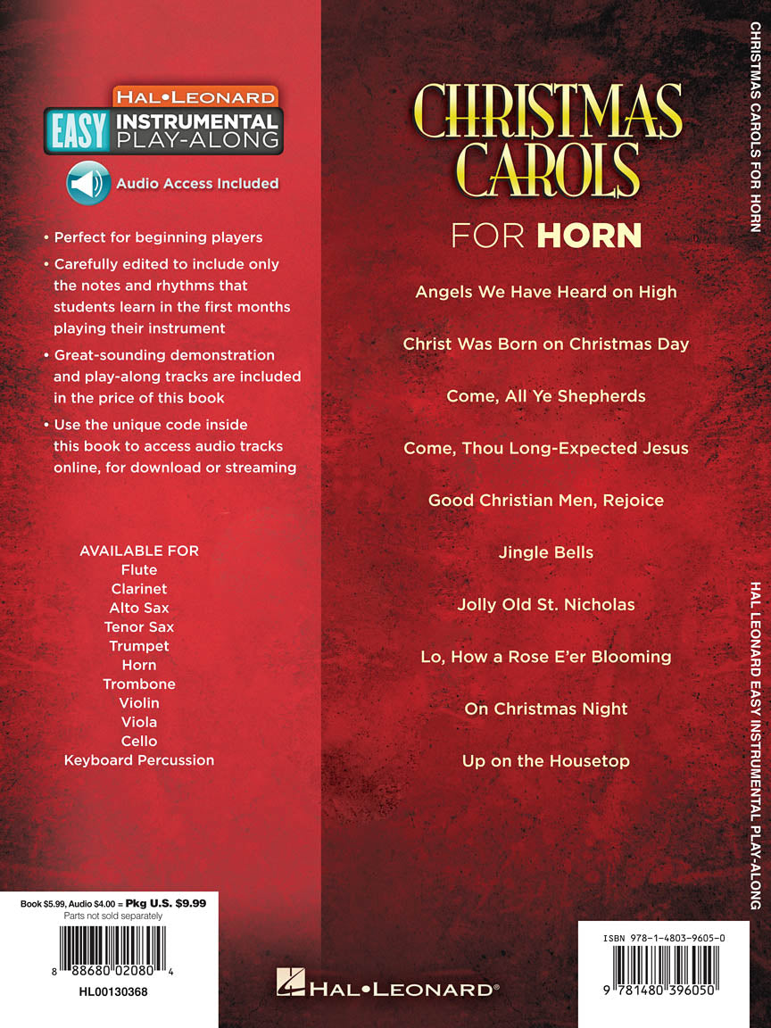 Christmas Carols For Horn Book/Ola