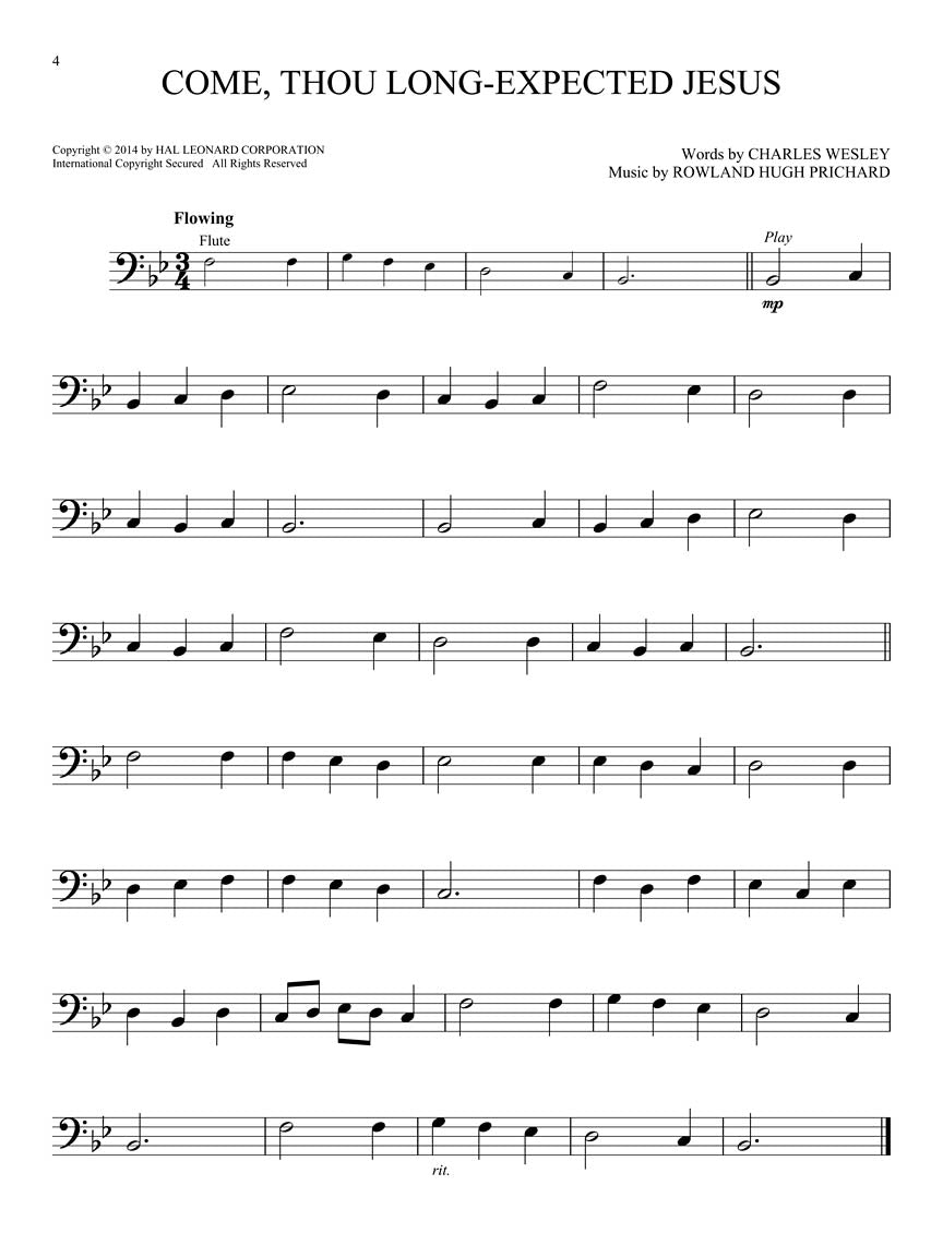 Christmas Carols For Trombone Book/Ola