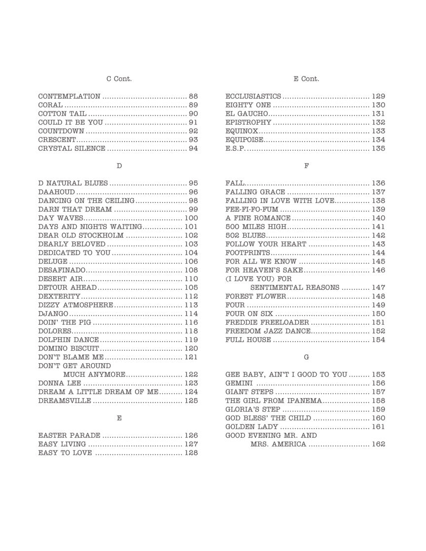 The Real Book Volume 1 - For F Instruments