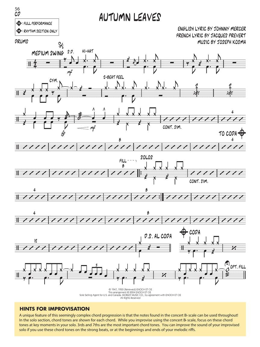 Essential Elements Jazz Standards - Jazz Play Along Rhythm Book/Cd