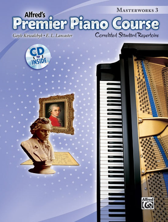 Alfred's Premier Piano Course - Masterworks Book 3 (Book/Cd)