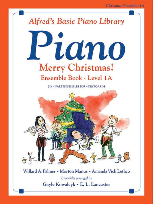 Alfred's Basic Piano Library - Merry Christmas Ensemble Book Level 1A