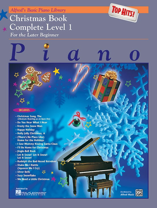 Alfred's Basic Piano Library Top Christmas Complete Level 1 (1A/1B)