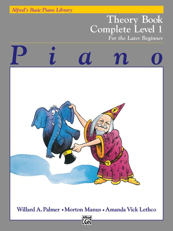 Alfred's Basic Piano Library - Theory Book Complete Level 1 (1A/1B)