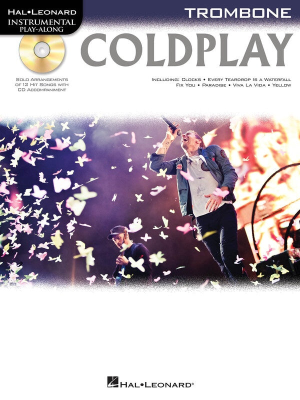 Coldplay Play Along For Trombone Book/Cd