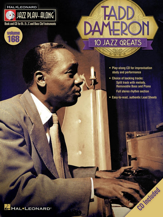 Tadd Dameron - Jazz Play Along Volume 168 Book/Cd