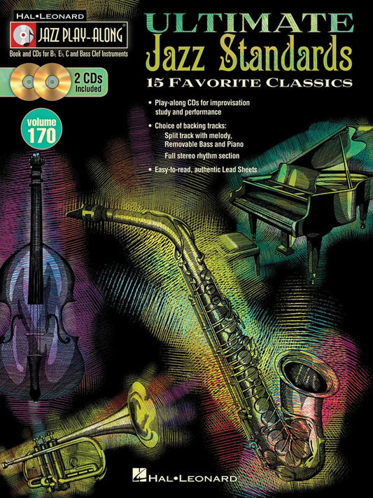 Ultimate Jazz Standards Jazz Play Along Volume 170 Book/2Cds