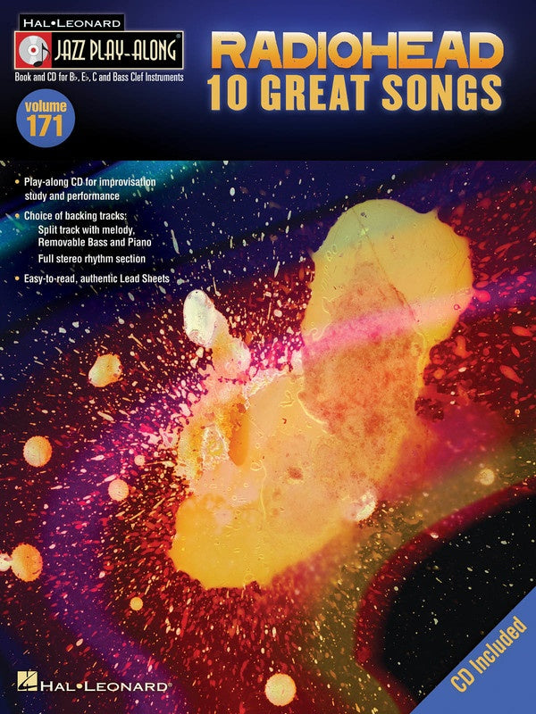 Radiohead Jazz Play Along Volume 171 Book/Cd