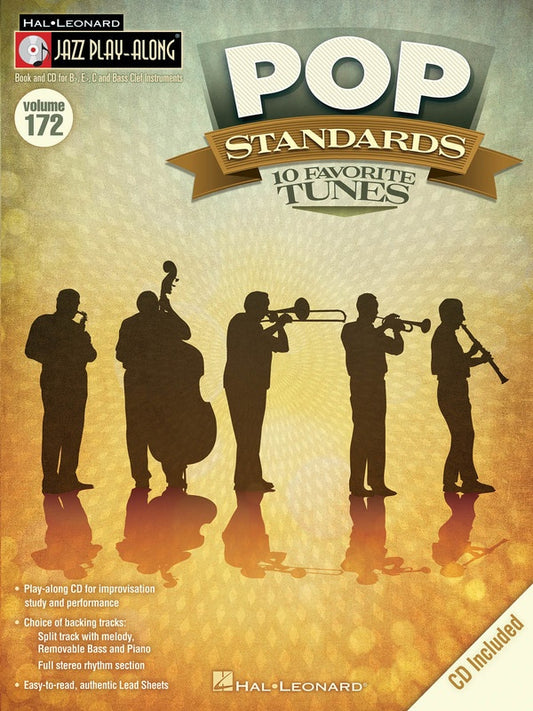 Pop Standards - Jazz Play Along Volume 172 Book/Cd