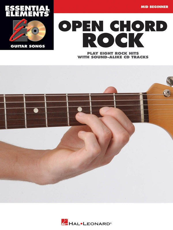 Essential Elements Open Chord Rock Mid - Beginner Guitar Book/Cd