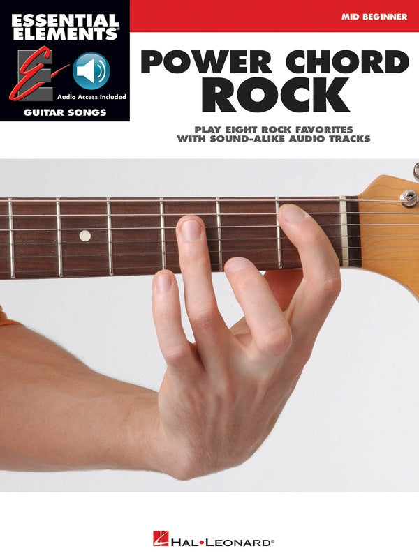 Essential Elements Power Rock Beginner- Intermediate Guitar Book/Cd