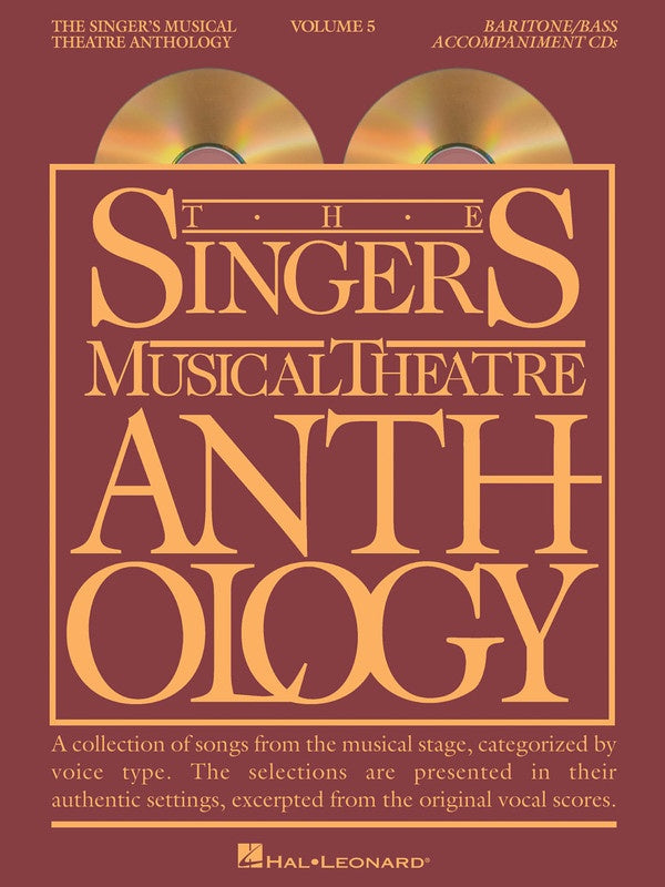 Singers Musical Theatre Anthology Volume 5 Bar Bass 2Cds