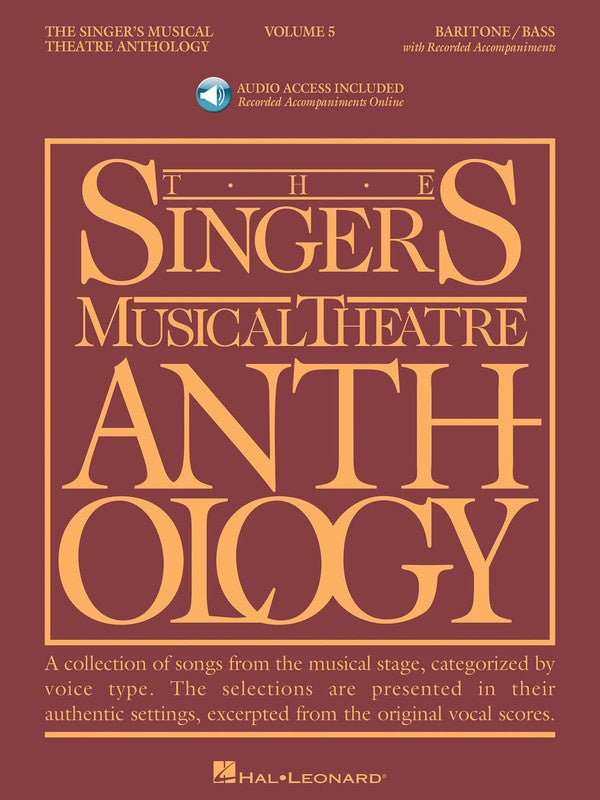 Singers Musical Theatre Anthology Volume 5 Bar Bass Book/Ola