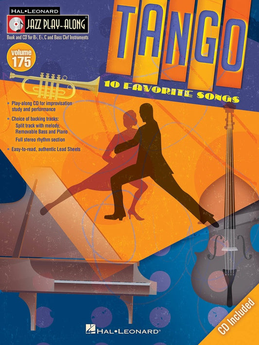 Tango Jazz - Play Along Volume 175 Book/Cd