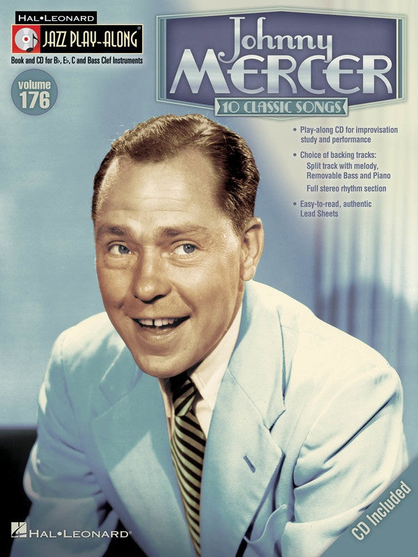 Johnny Mercer - Jazz Play Along Volume 176 Book/Cd