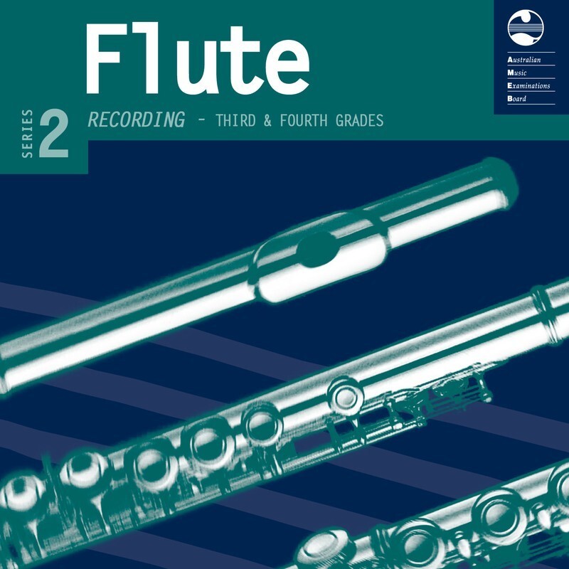 Flute Grade 3 To 4 Series 2 Ameb Cd/Notes