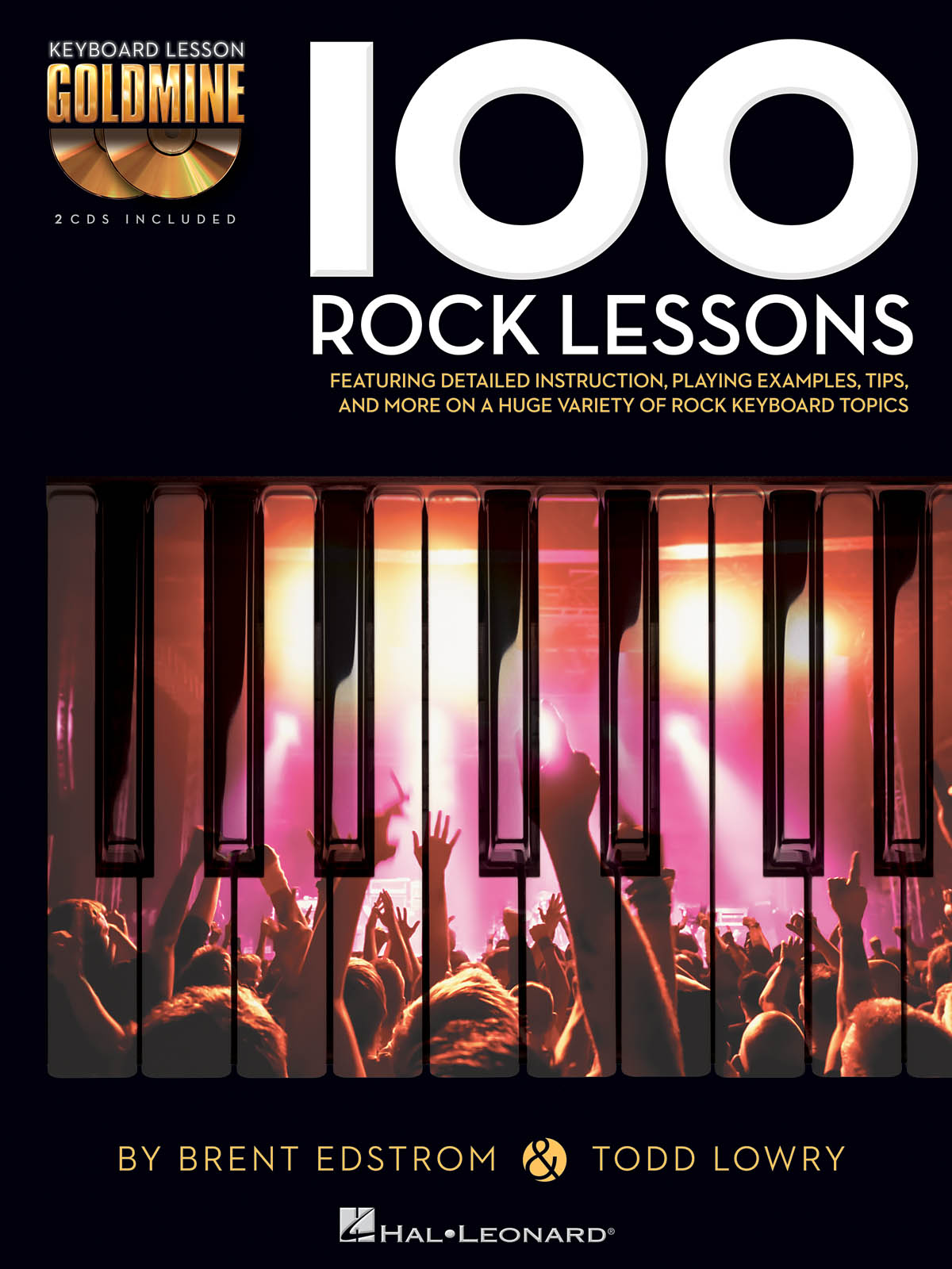 100 Rock Lessons Goldmine Series Keyboard Book