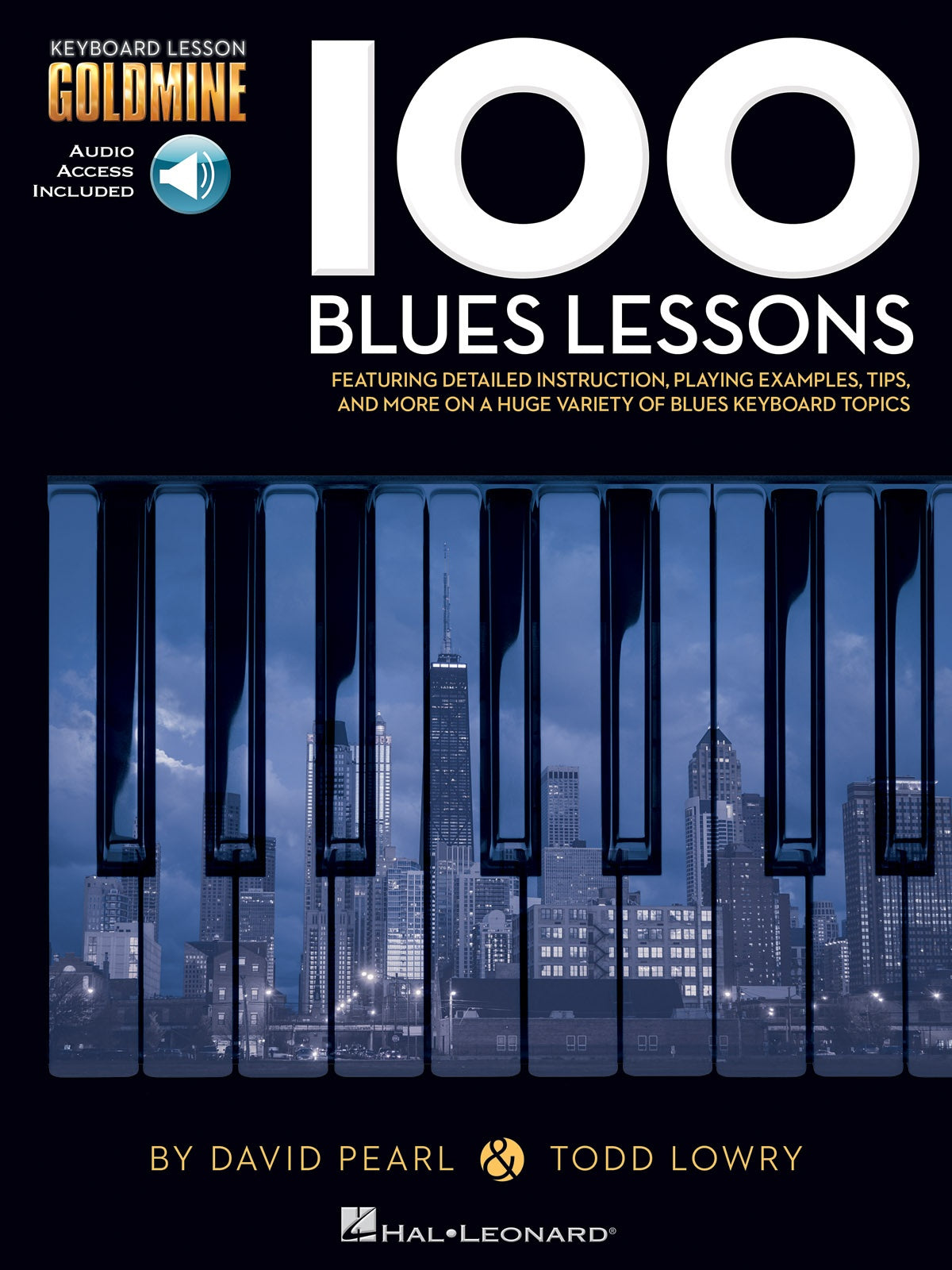 100 Blues Lessons Goldmine Keyboard Book