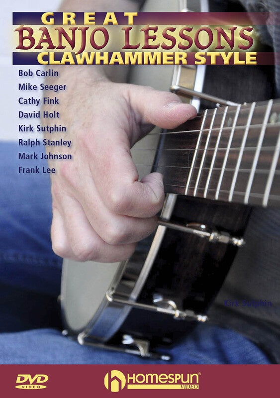 Great Banjo Lessons Clawhammer  Dvd