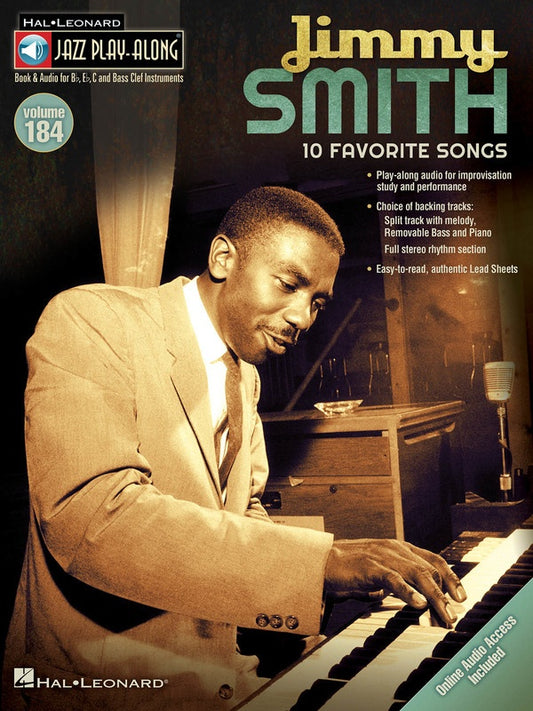 Jimmy Smith - Jazz Play Along Volume 184 Book/Ola