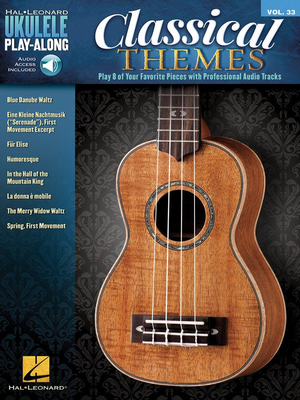 Classical Themes Ukulele Playalong V33 Bk/Ola