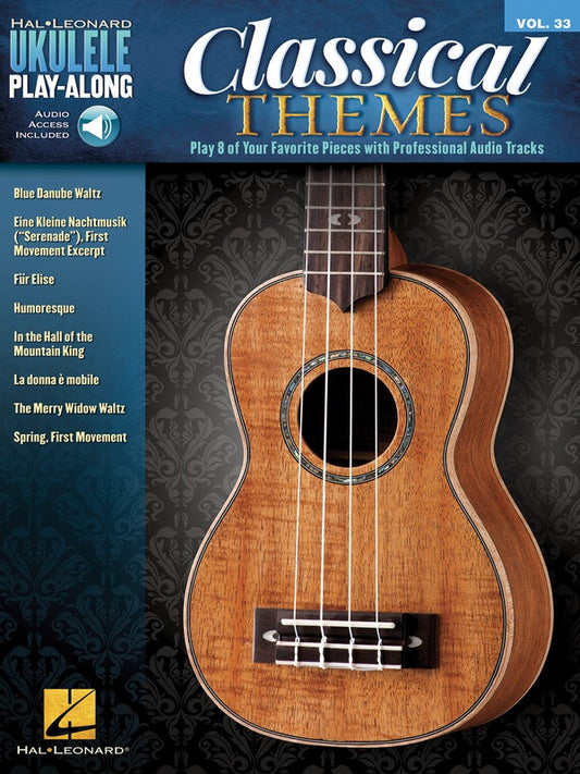 Classical Themes Ukulele Playalong V33 Bk/Ola