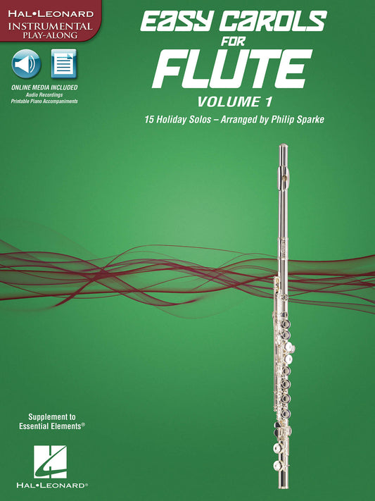 Easy Carols For Flute Volume 1 Play Along Book/Ola