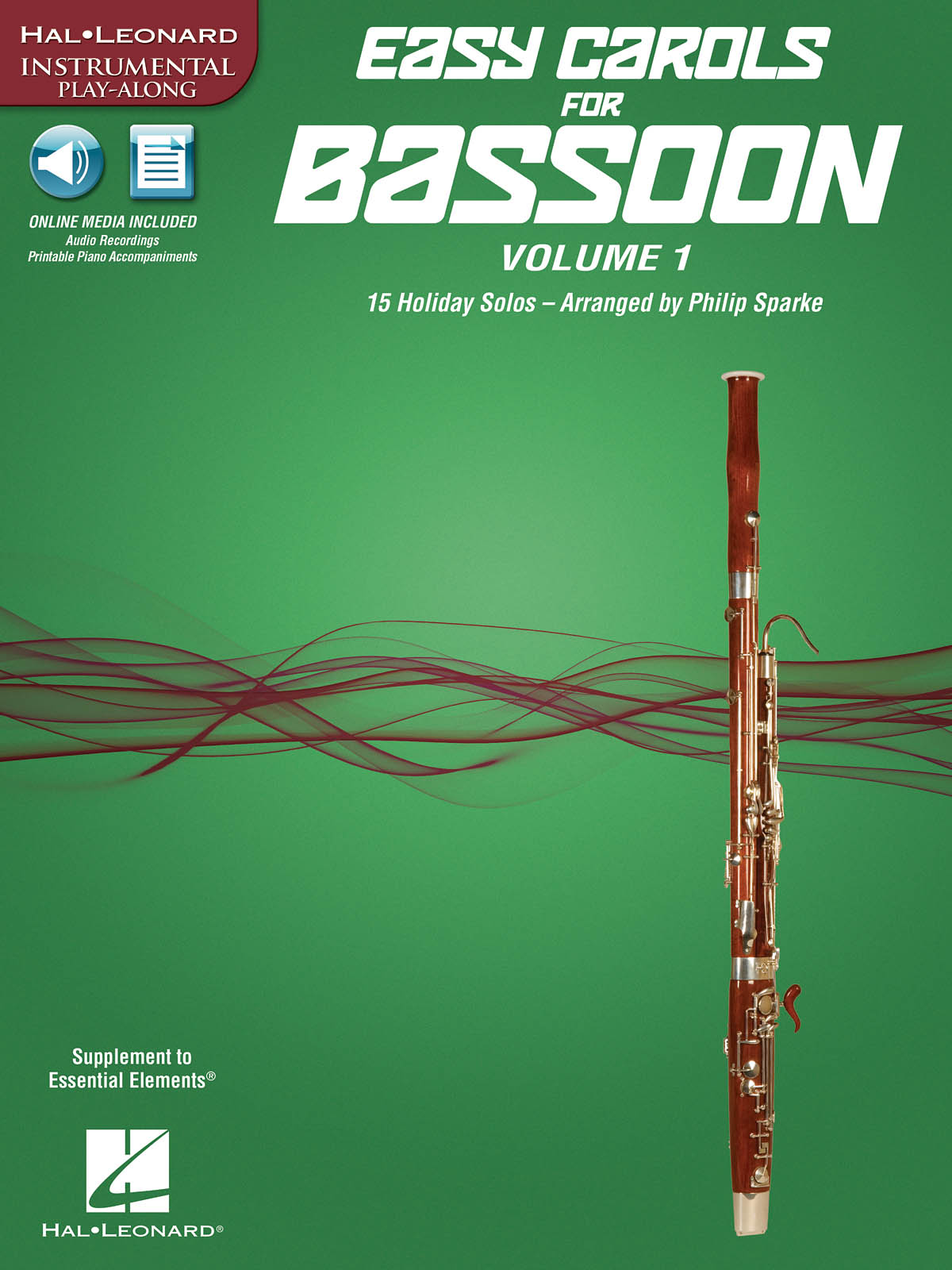 Easy Carols For Bassoon Volume 1 Play Along Book/Ola