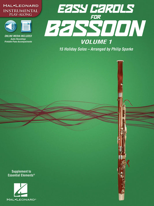 Easy Carols For Bassoon Volume 1 Play Along Book/Ola