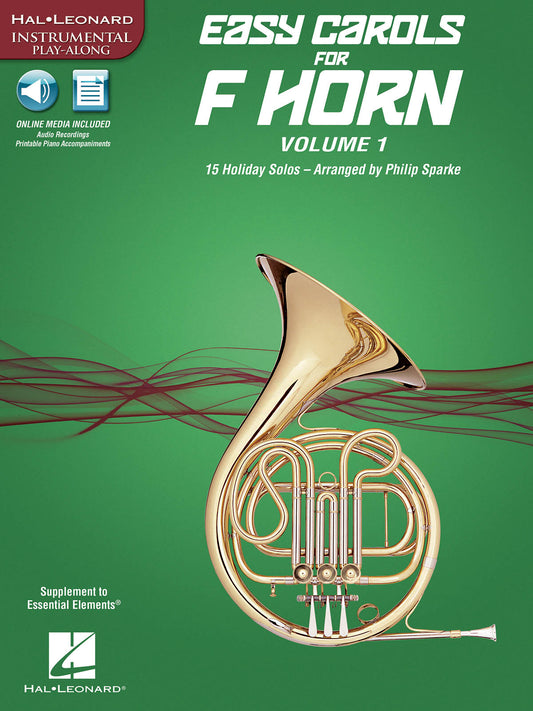 Easy Carols For Horn Volume 1 Play Along Book/Ola