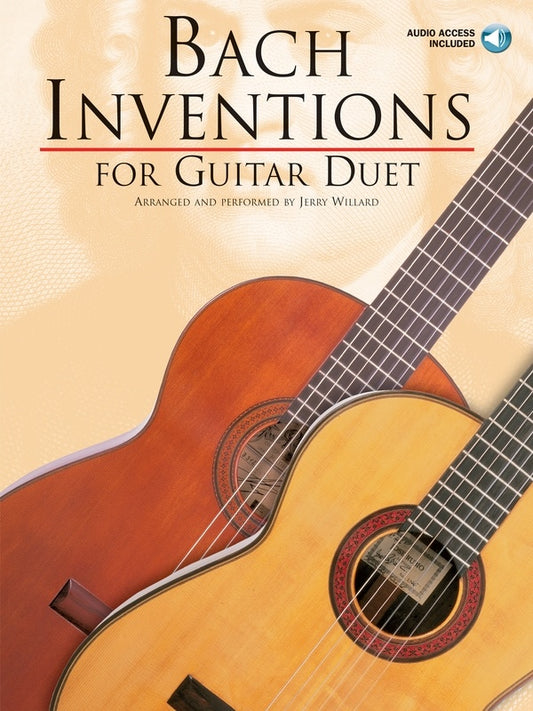 Bach Inventions For Guitar Duet Bk/Cd