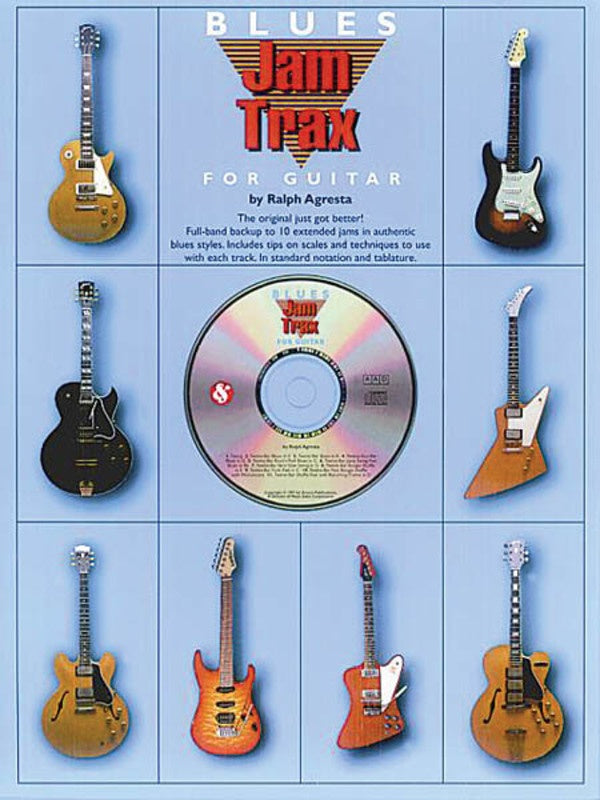 Jamtrax Blues Guitar Tab Bk/Cd